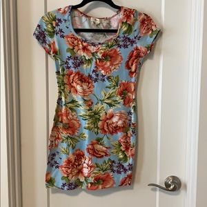 Bodycon floral dress